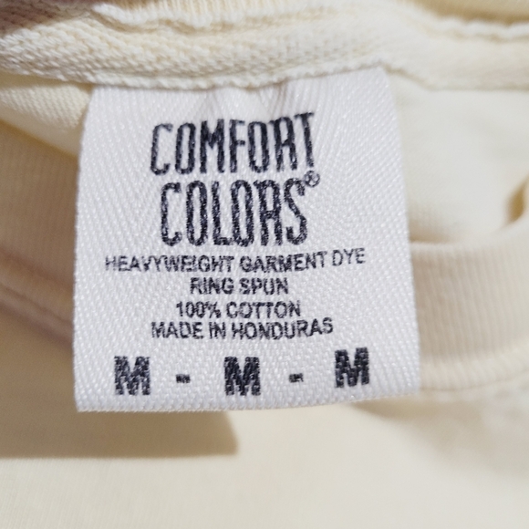 **BEER CAN NOT BEER CAN'T** t-shirt 100% Cotton Yellow Unisex Size Medium Cute - Picture 9 of 10